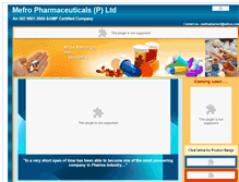 Tablet Screenshot of mefropharmaceuticals.com